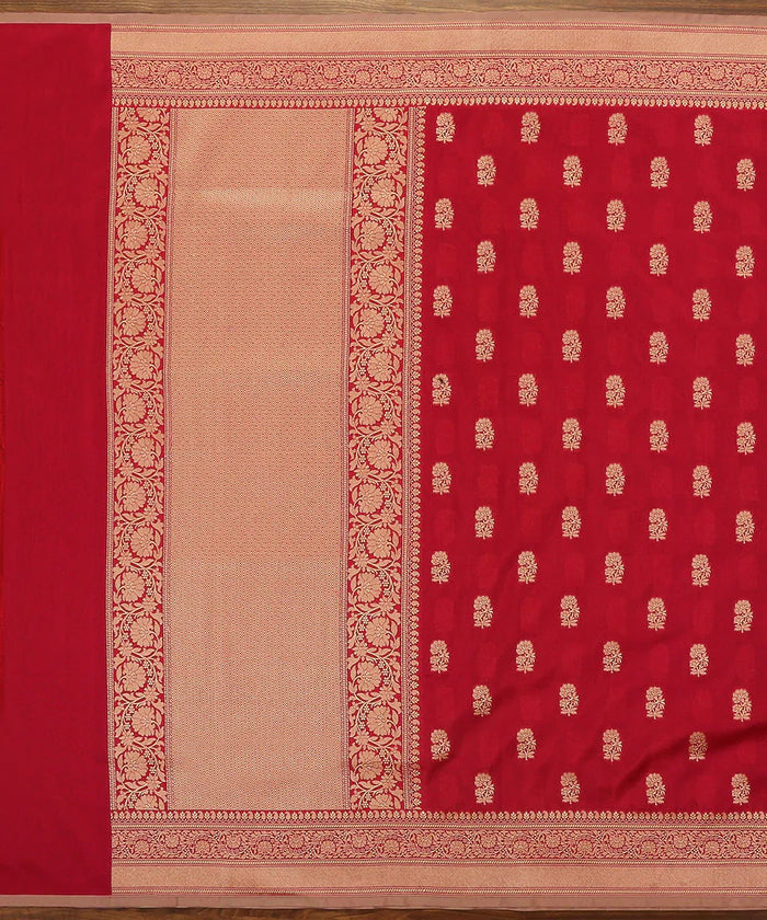 Handloom_Pink_Katan_Georgette_Banarasi_Dupatta_with_Small_Cutwork_Gold_Booti_WeaverStory_02