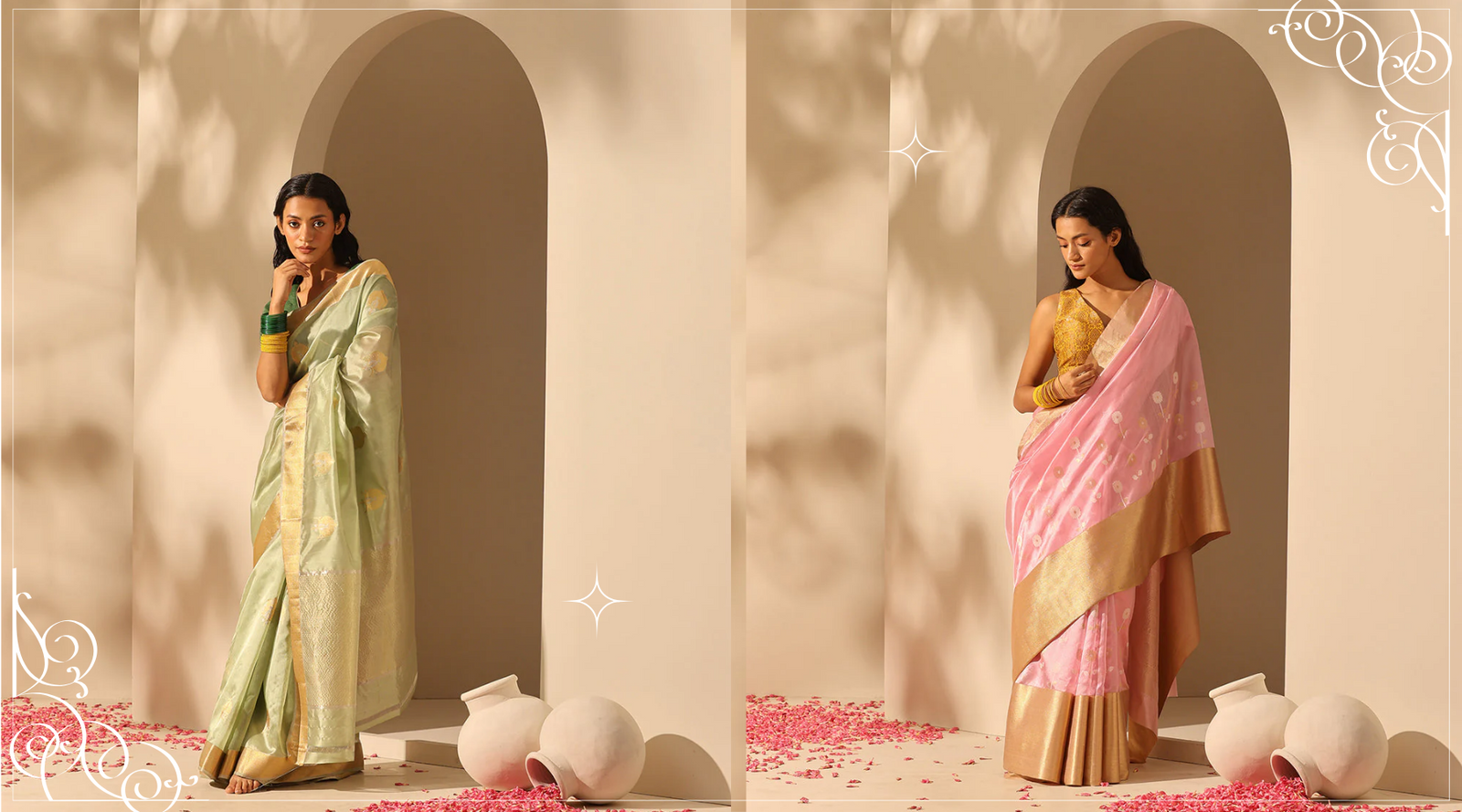 Pastel hues and Chanderi - a timeless love affair