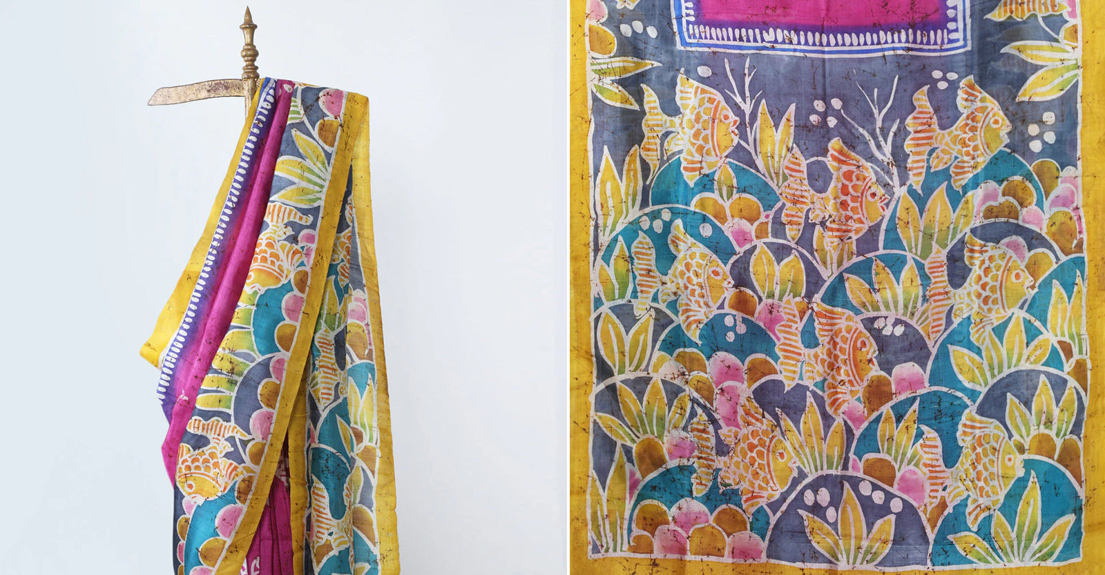 Batik Sarees: The Hand Wax-Resist Art on Silk