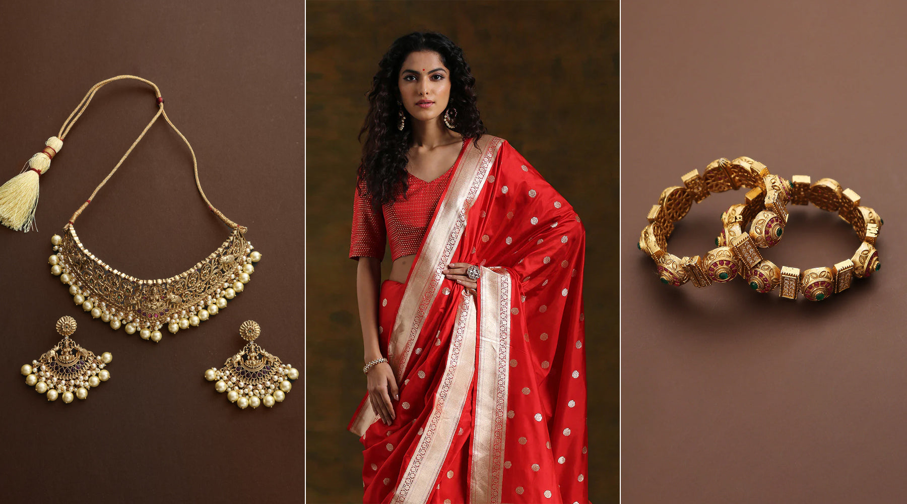 How to Choose Jewellery for Saree