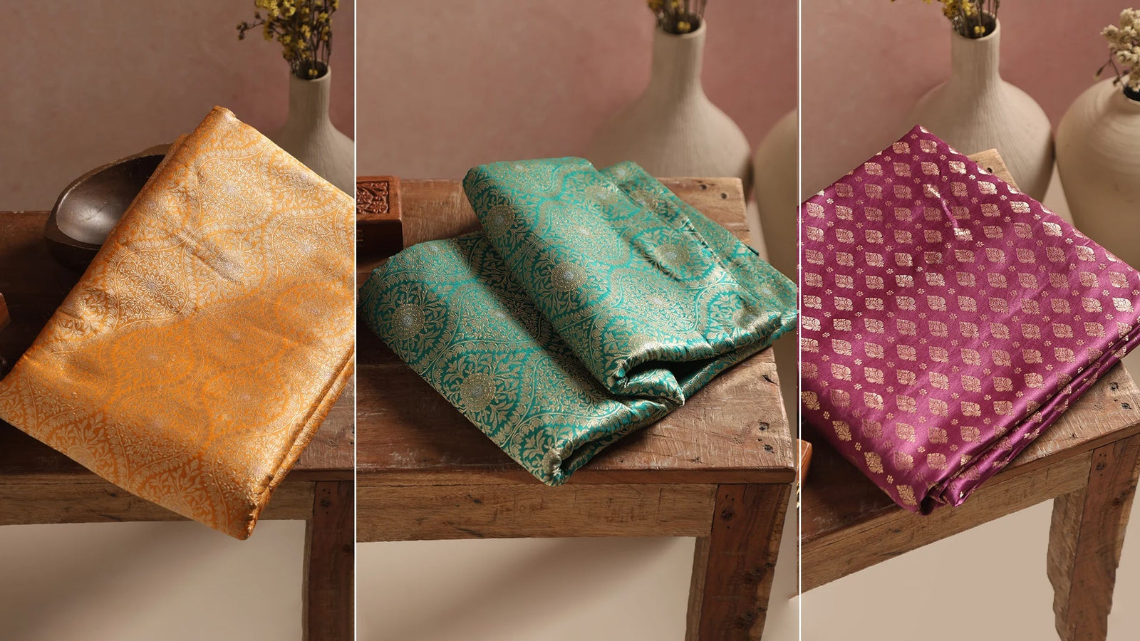How to Choose the Right Banarasi Silk Fabric for Your Wedding (Complete Bridal Fabric Guide)
