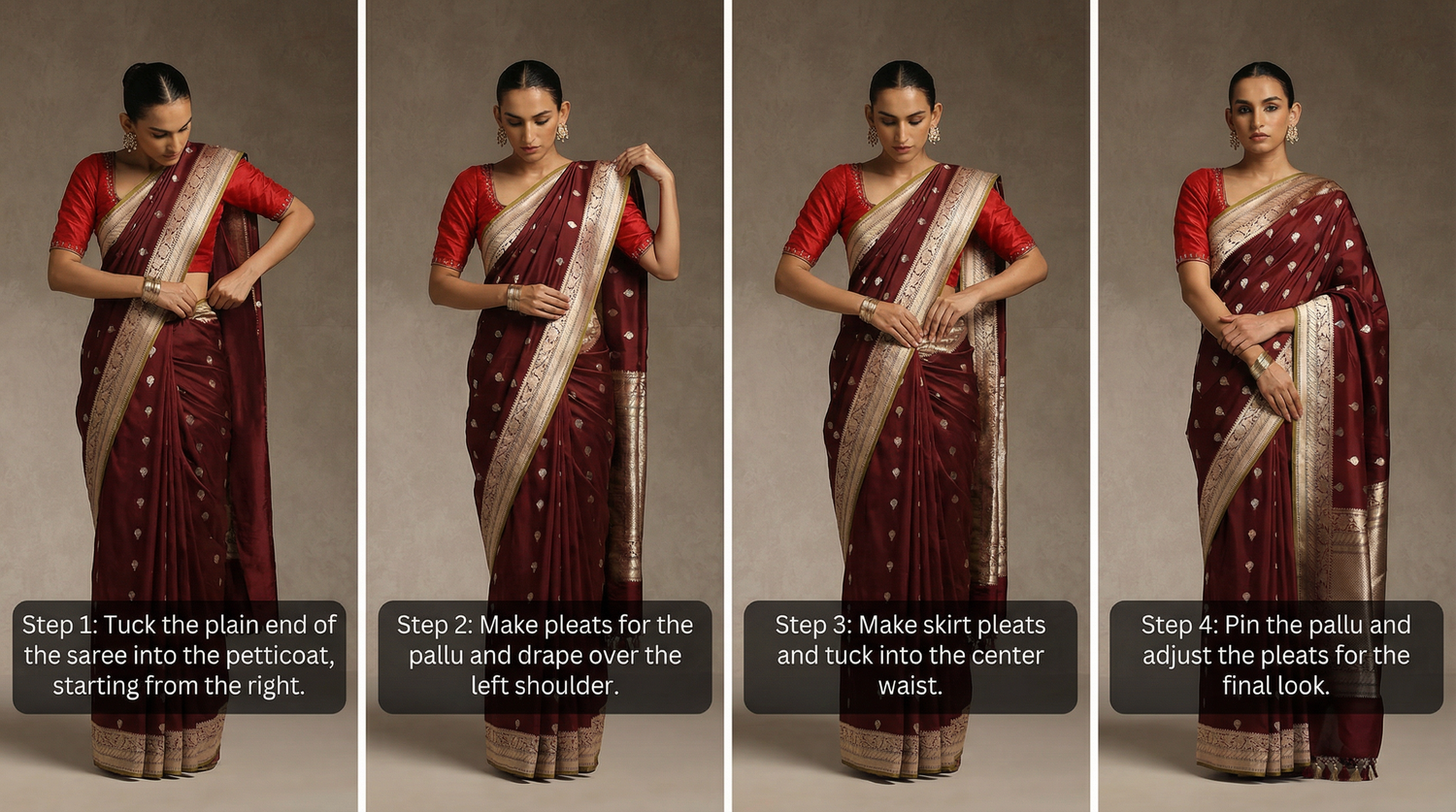 How to Drape a Saree