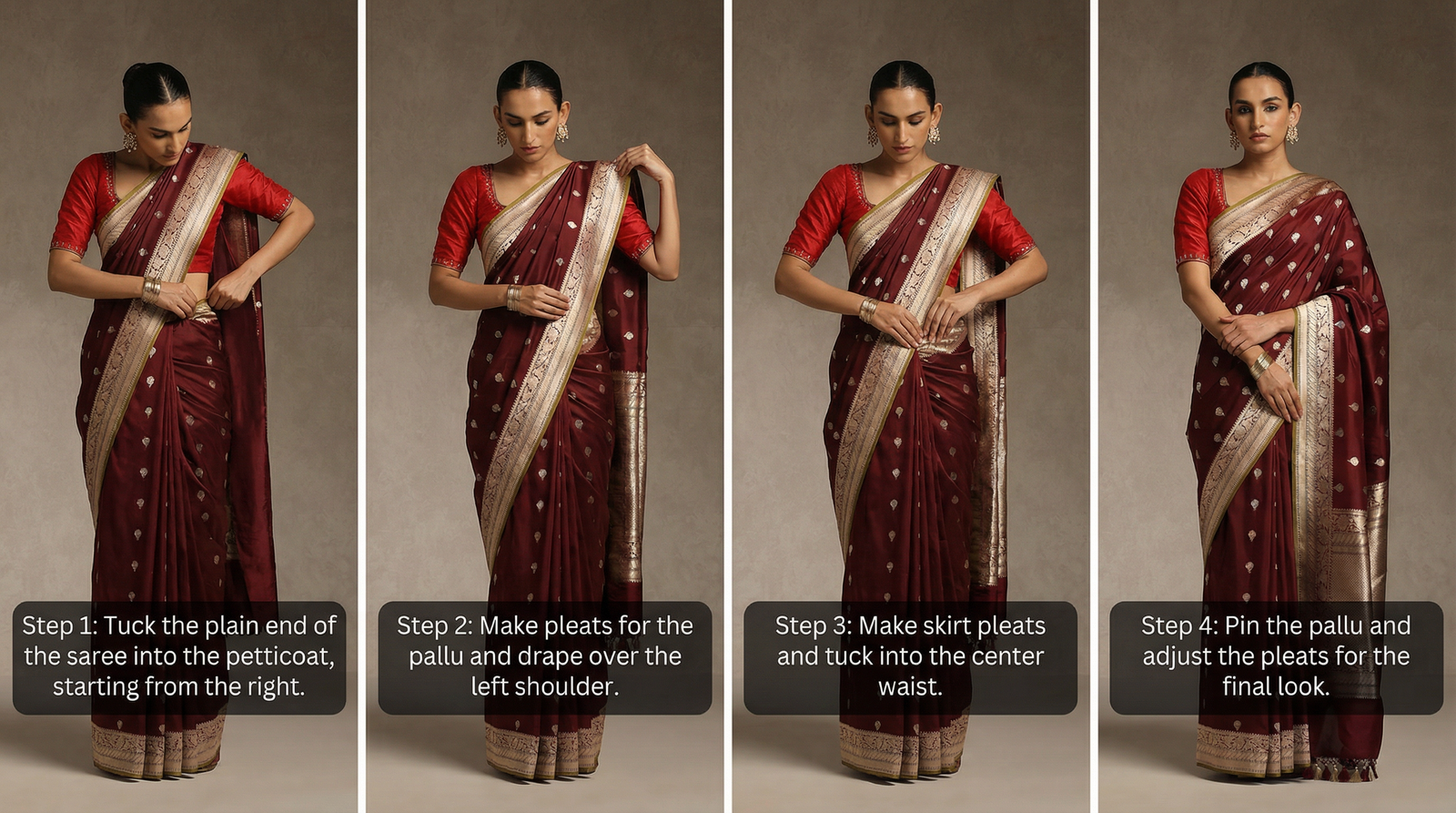 How to Drape a Saree: A Complete Step-by-Step Guide for Timeless Elegance