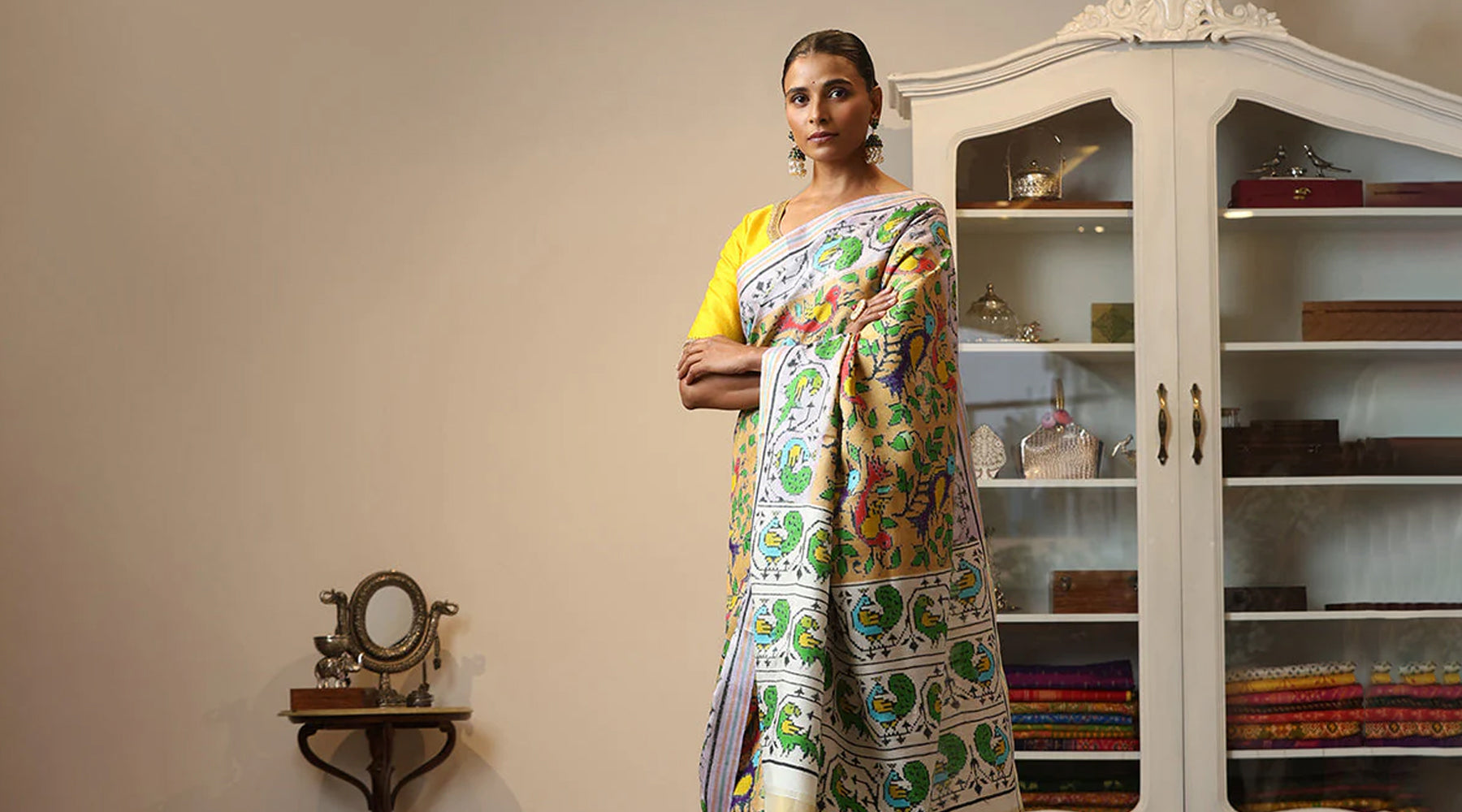 how to wear gujarati saree