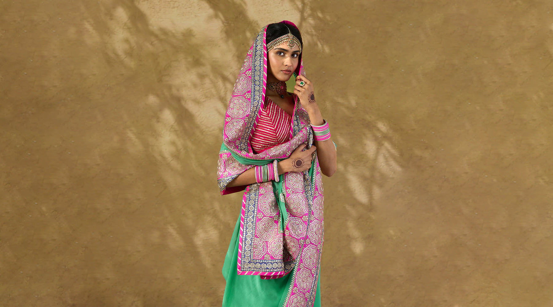 how to wear rajputi saree