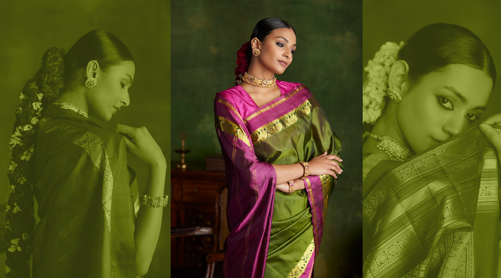 Kanjivaram Silk Sarees for Tamil Cinema