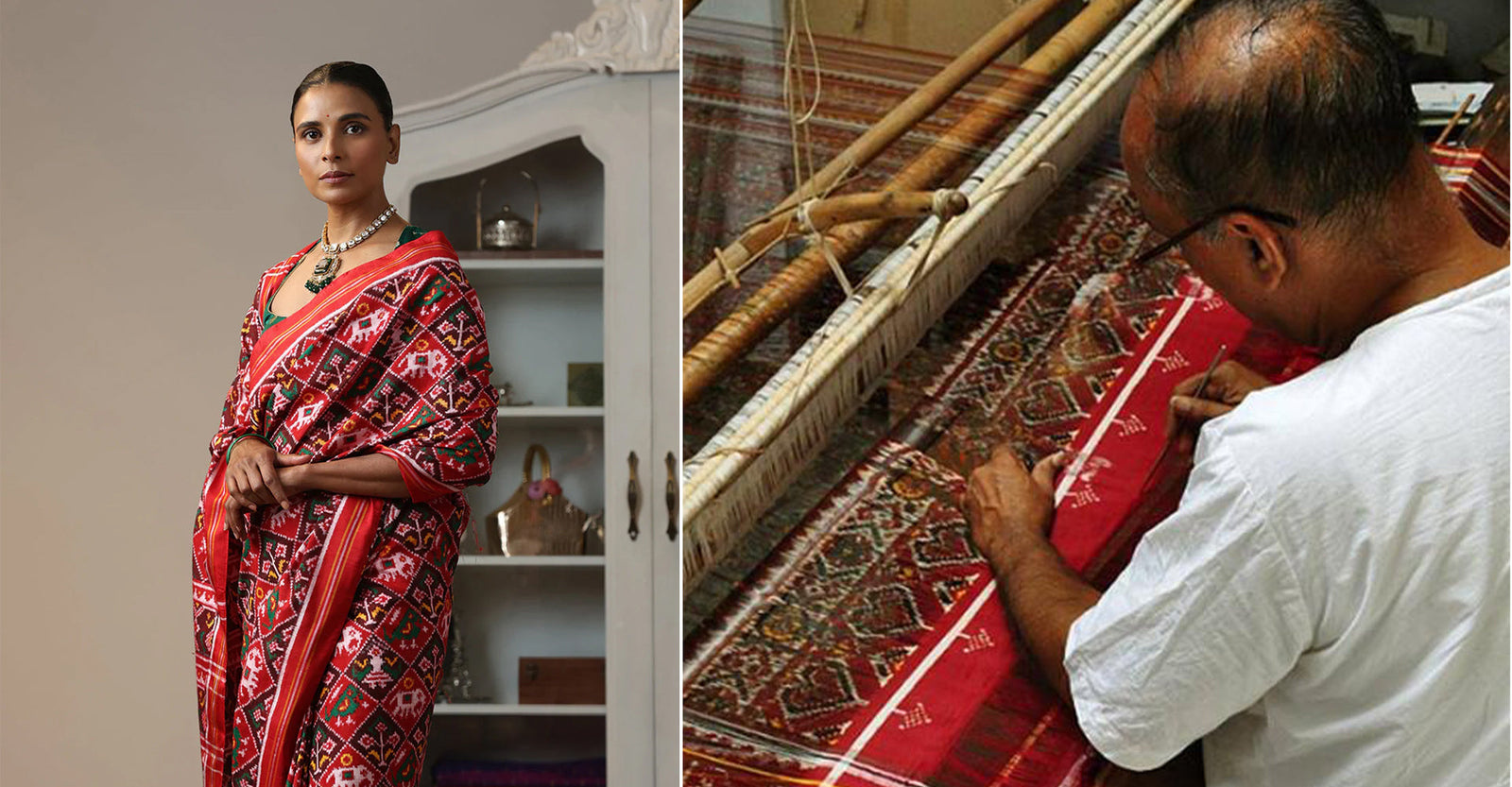 Patola Saree Guide: Double Ikat Weaving, Authenticity & Price