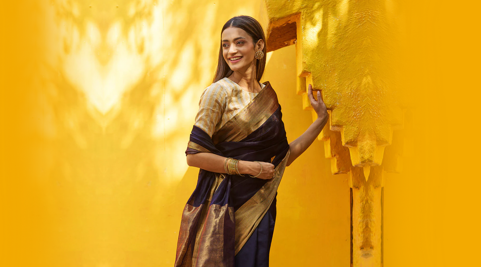 Here’s taking a minute to sit back and appreciate the scintillating beauty of Indian weaves and textiles