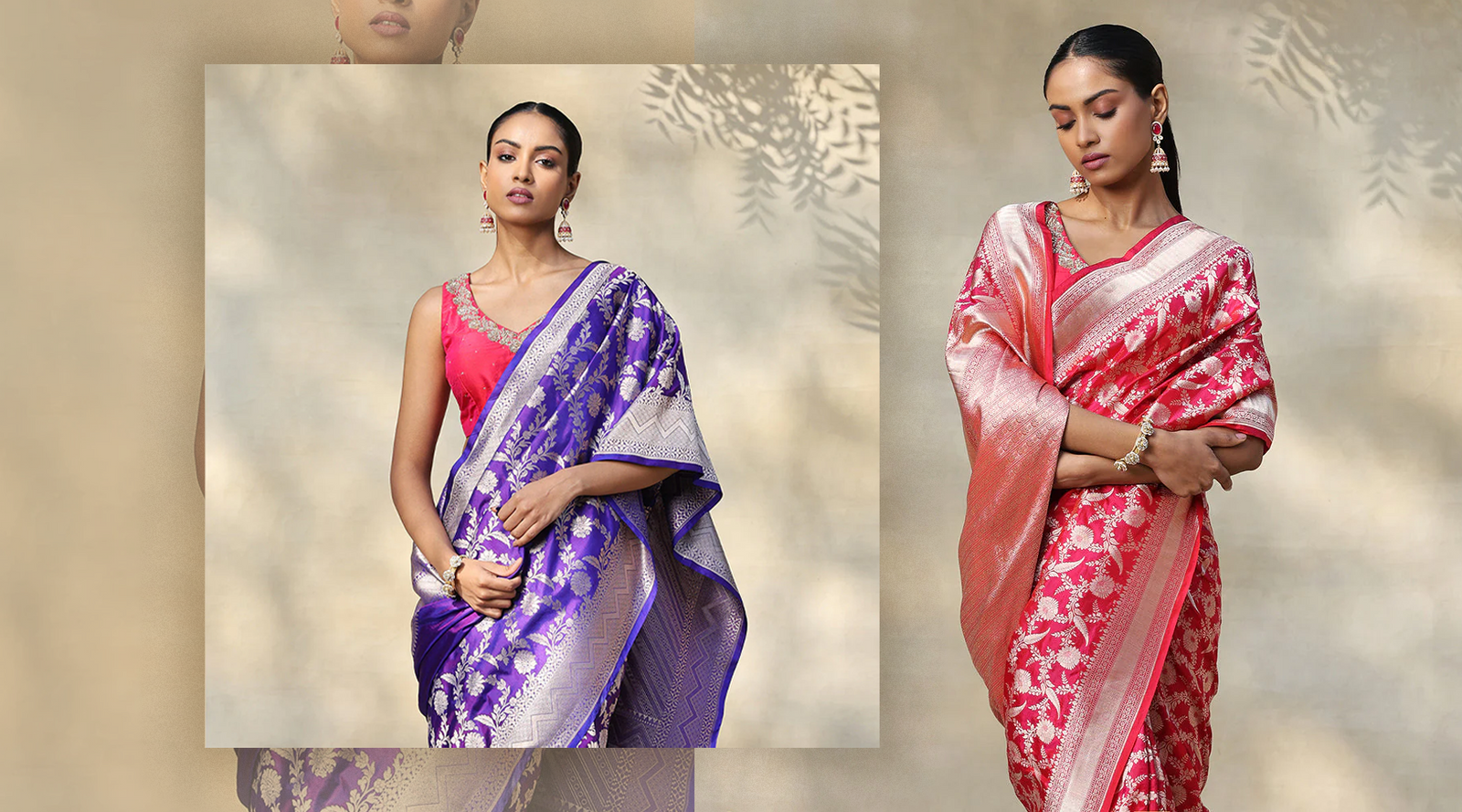 WeaverStory Bridesmaid Outfits: An Exquisite Display of Katan Silk Sarees and Tissue Silk Sarees