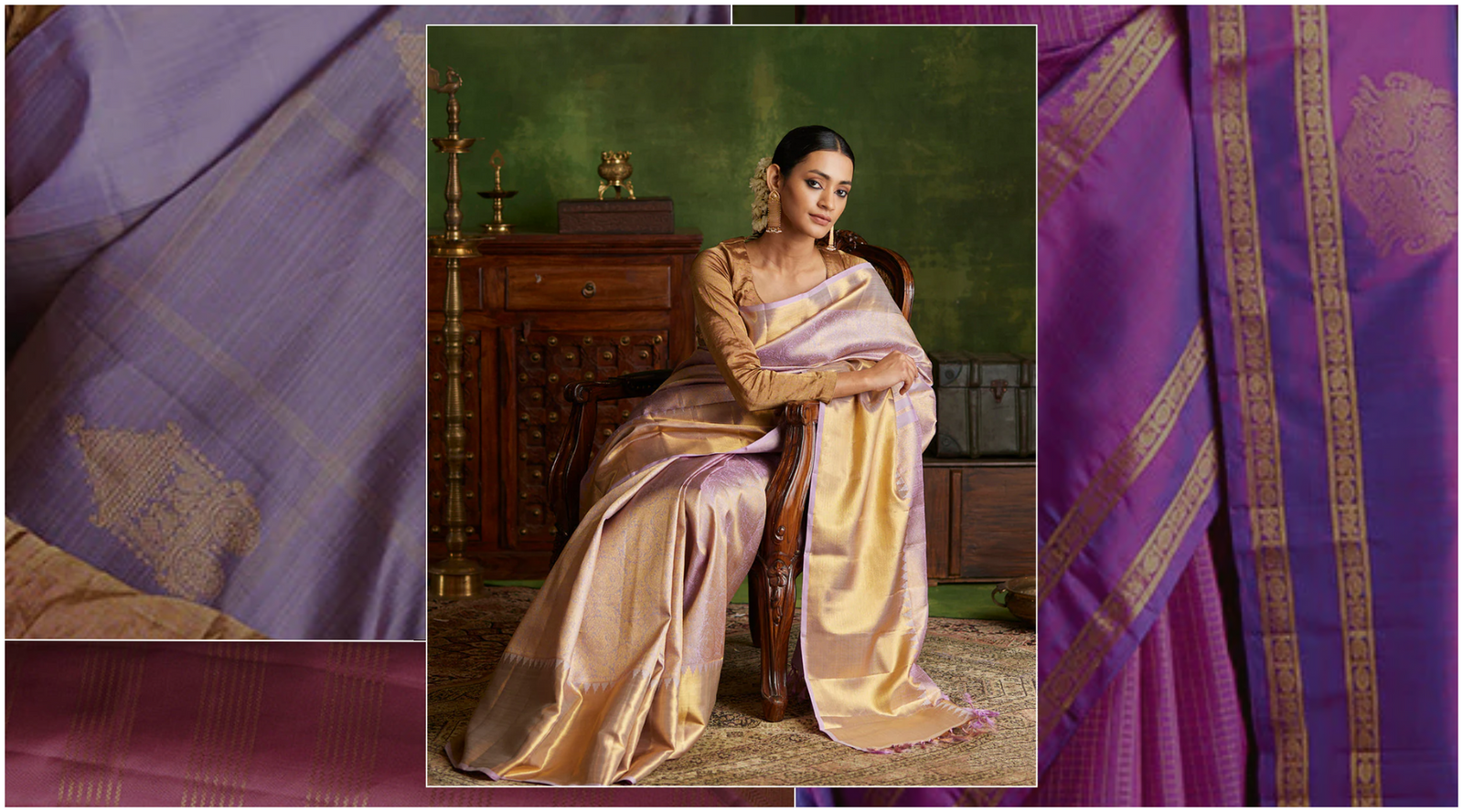 Traditional Motifs of Kanjivaram Sarees and the Connection with History