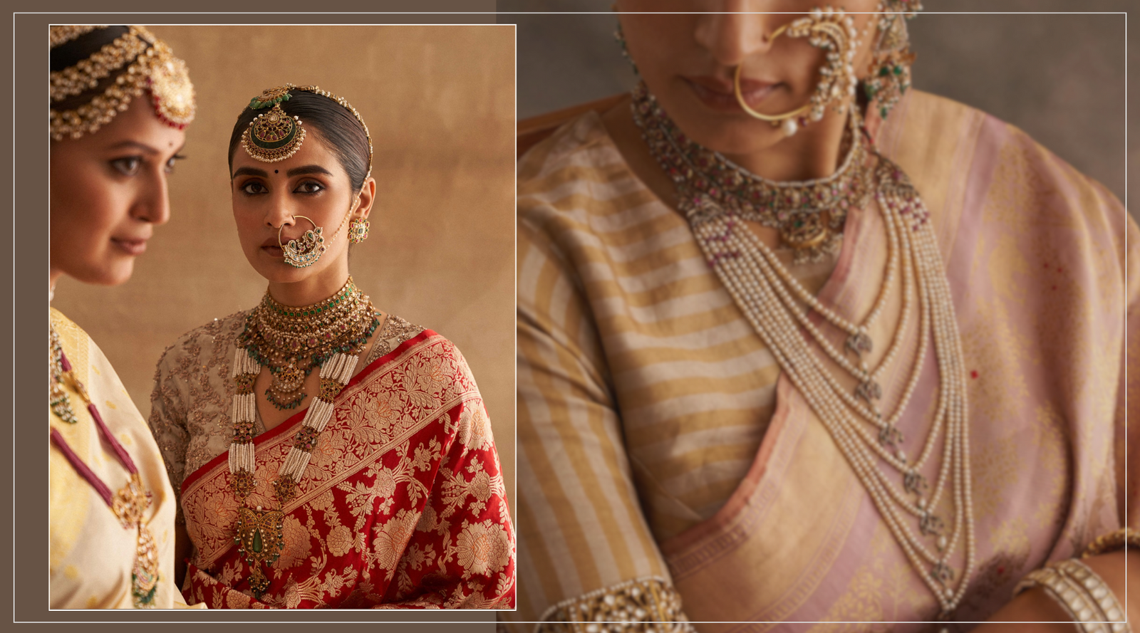 Statement Wedding Jewellery: An Exquisite Display of Royalty by WeaverStory