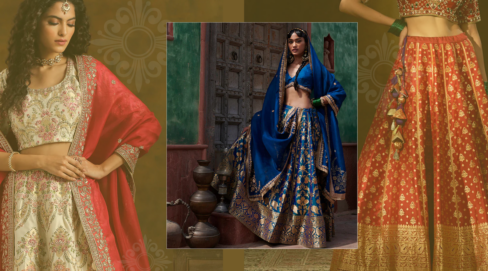 Exploring Different Colors and Patterns of Banarasi Lehenga