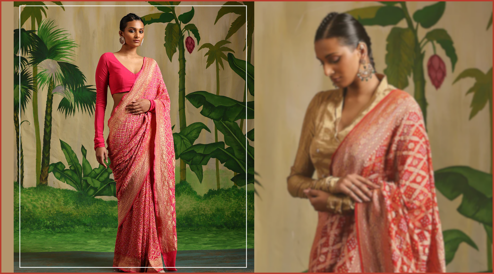Vintage Meets Modern: Checkout these Fusion Banarasi Silk Sarees from WeaverStory 