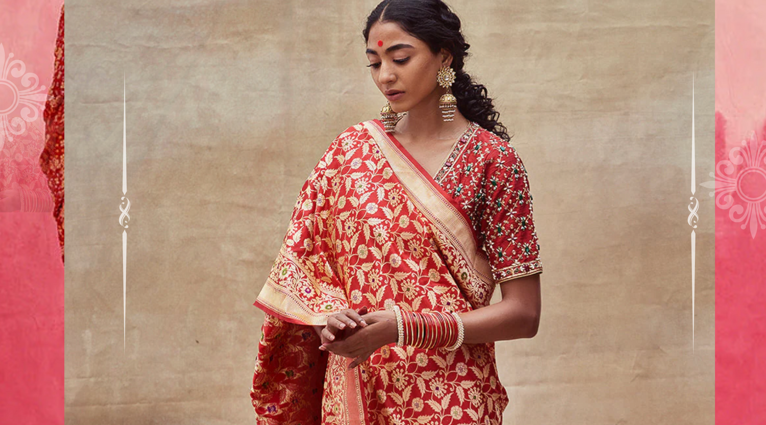 The_History_and_Symbolism_of_Red_Banarasi_Saree_WeaverStory