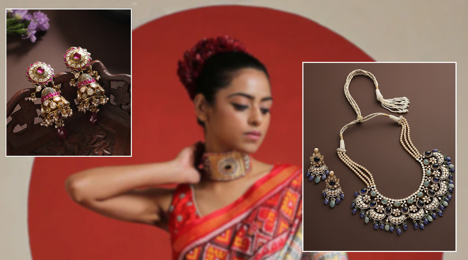 How_to_Accessorize_Your_Ikat_Patola_Saree_WeaverStory