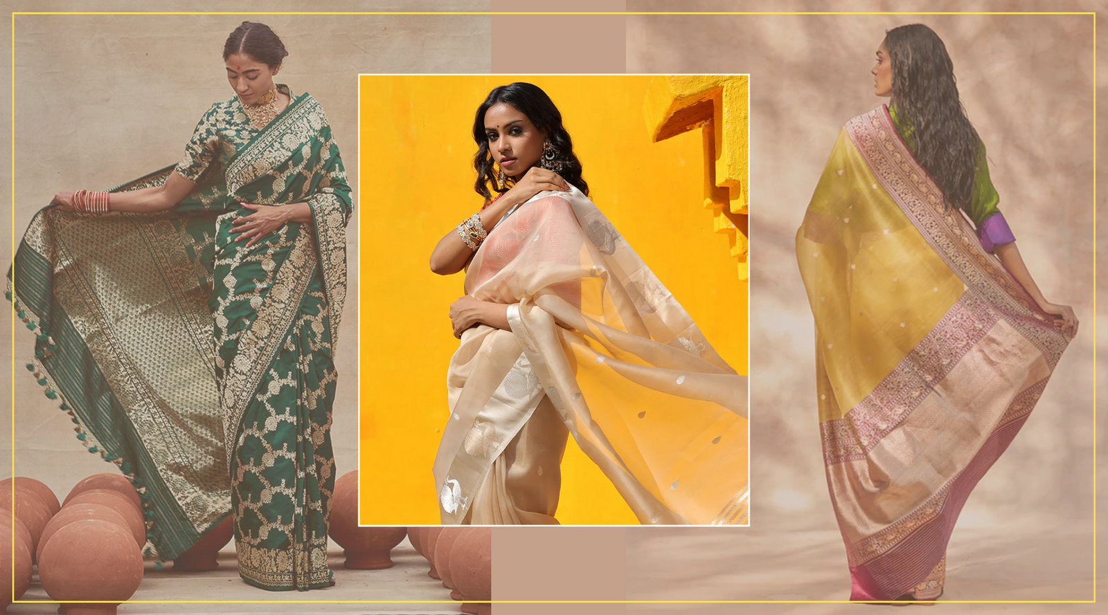 The Allure of Motifs and Patterns on Banarasi Silk Sarees