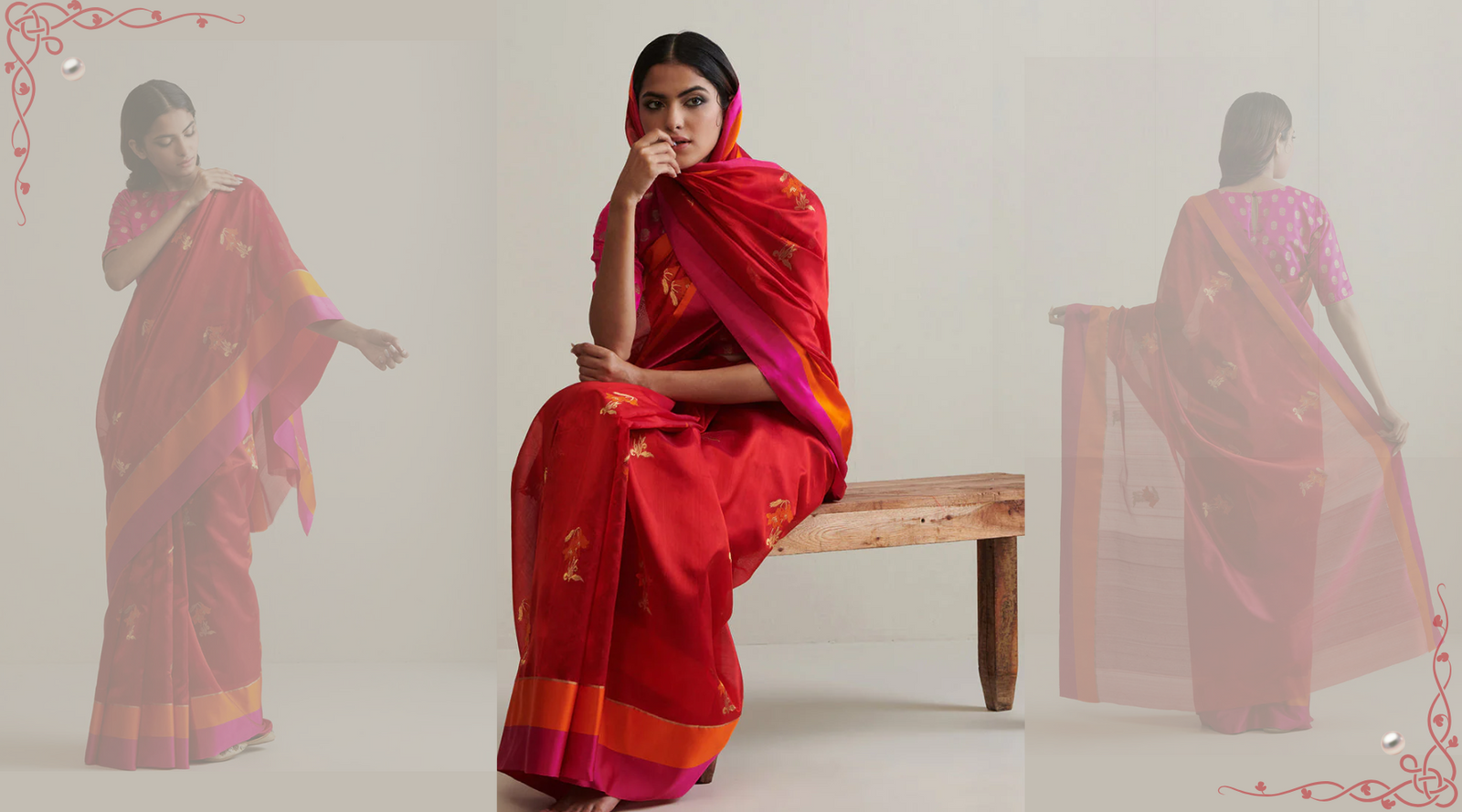 The Weaving Up And Alive : Chanderi