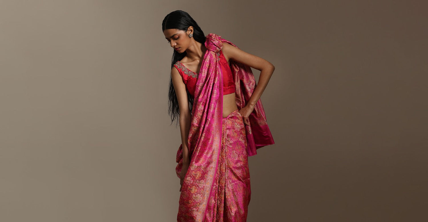 The Timeless Allure of the Jamawar Saree