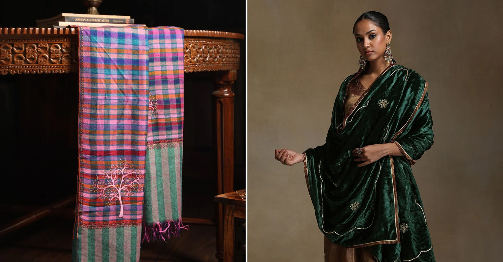 Winter’s Finest: Why Every Wardrobe Needs a Handwoven Doshala and Pashmina