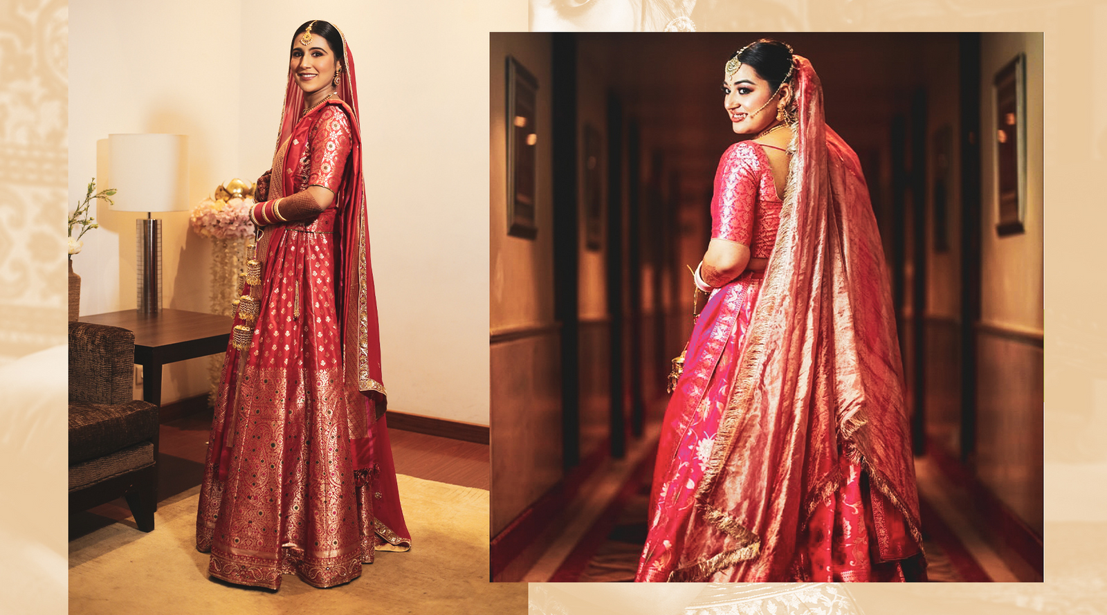 Win hearts on your wedding day with a Banarasi Lehenga 