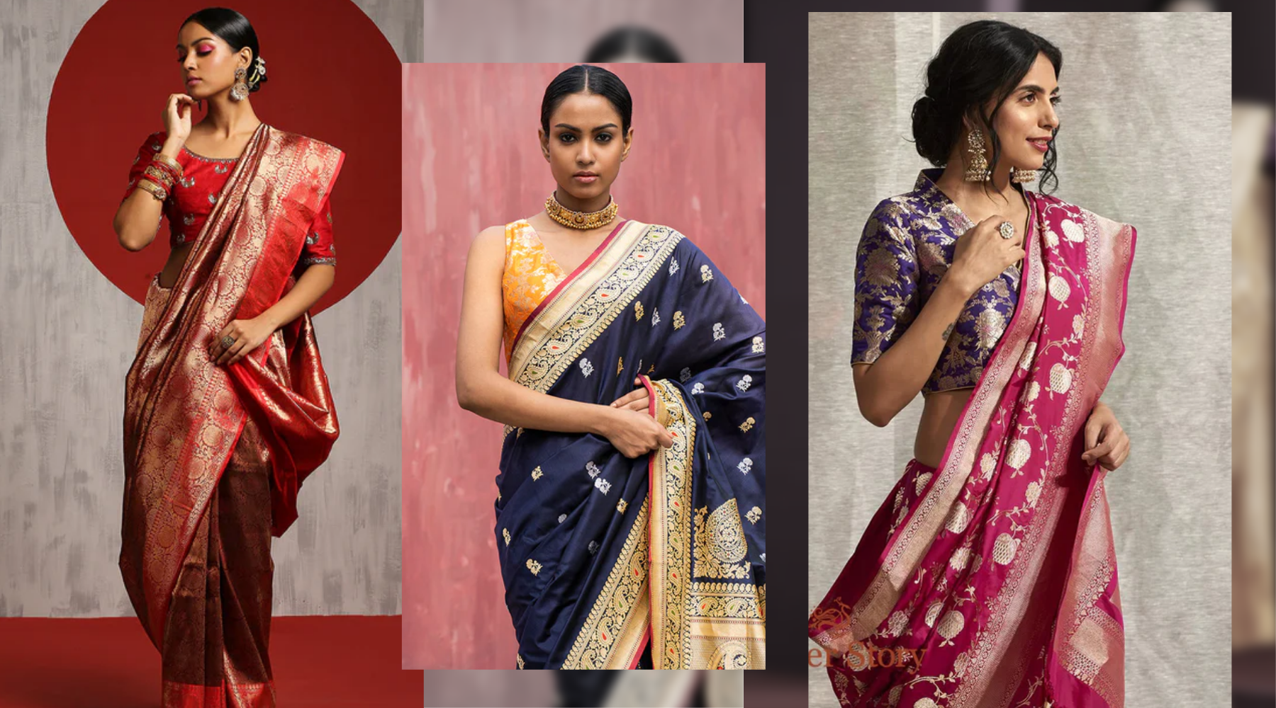 REASONS_YOU_SHOULD_GO_FOR_WEAVERSTORY'S_COLLECTION_OF_BANARASI_SILK_SAREES_FOR_YOUR_WEDDING_DAY_WeaverStory