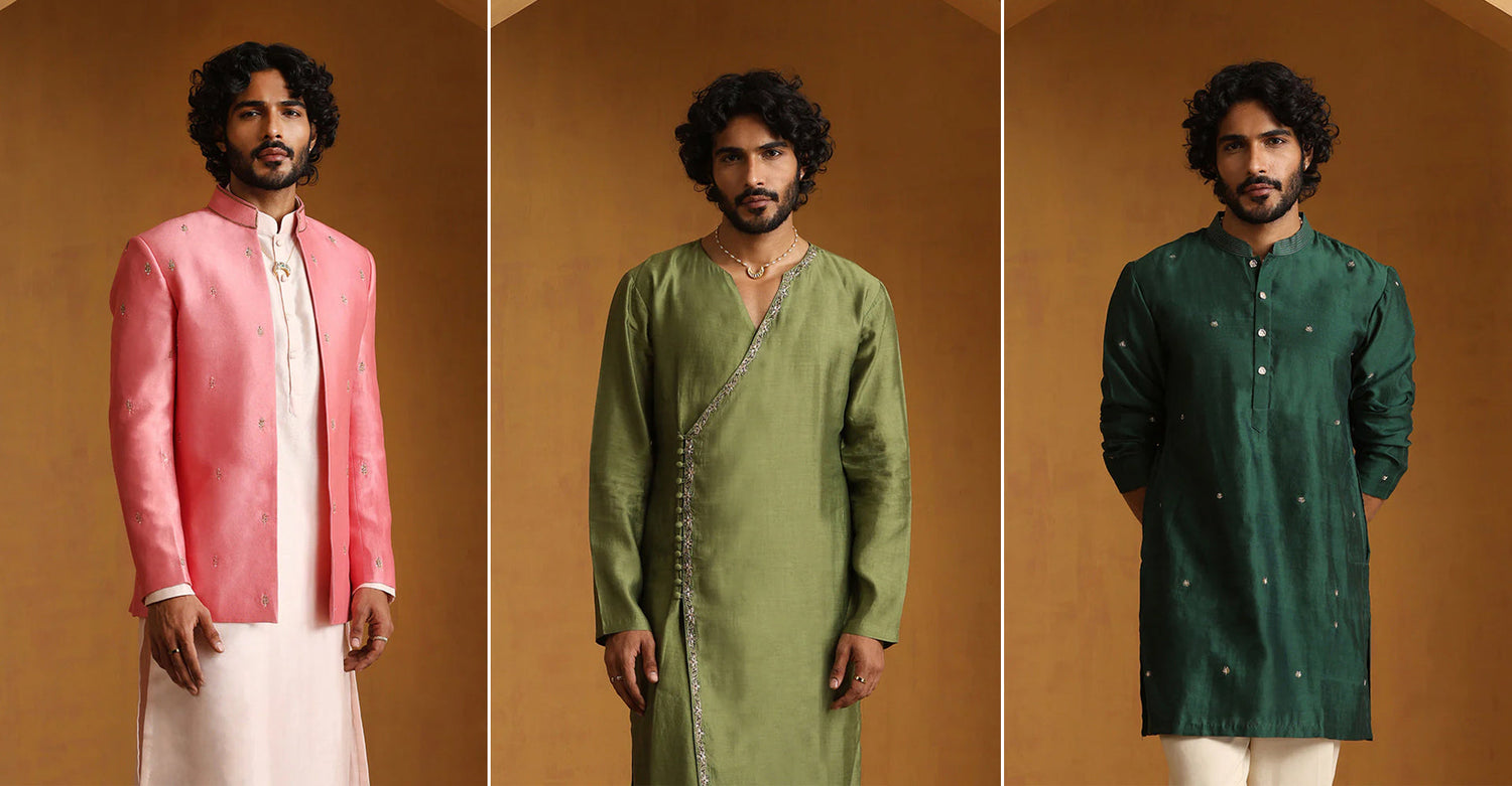 modern embroidery designs for mens kurta