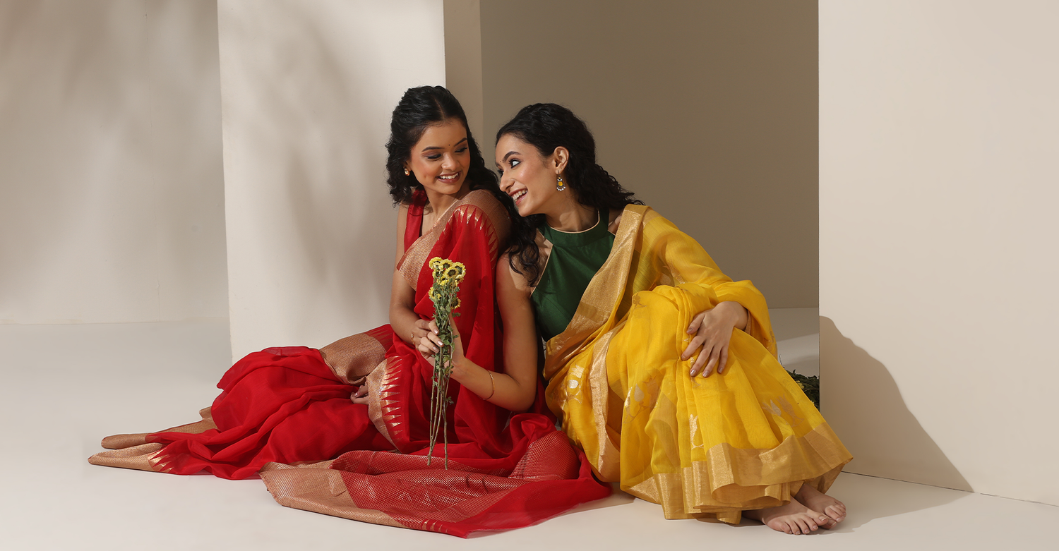 The Whisper of Silk And Glint of Zari: Unveiling WeaverStory's New Chanderi Collection