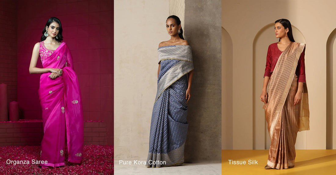 saree fabric names
