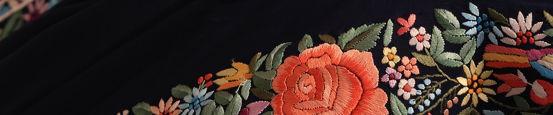 Enchanted Garden - Hand Embroidered Parsi Gara Sarees & Accessories