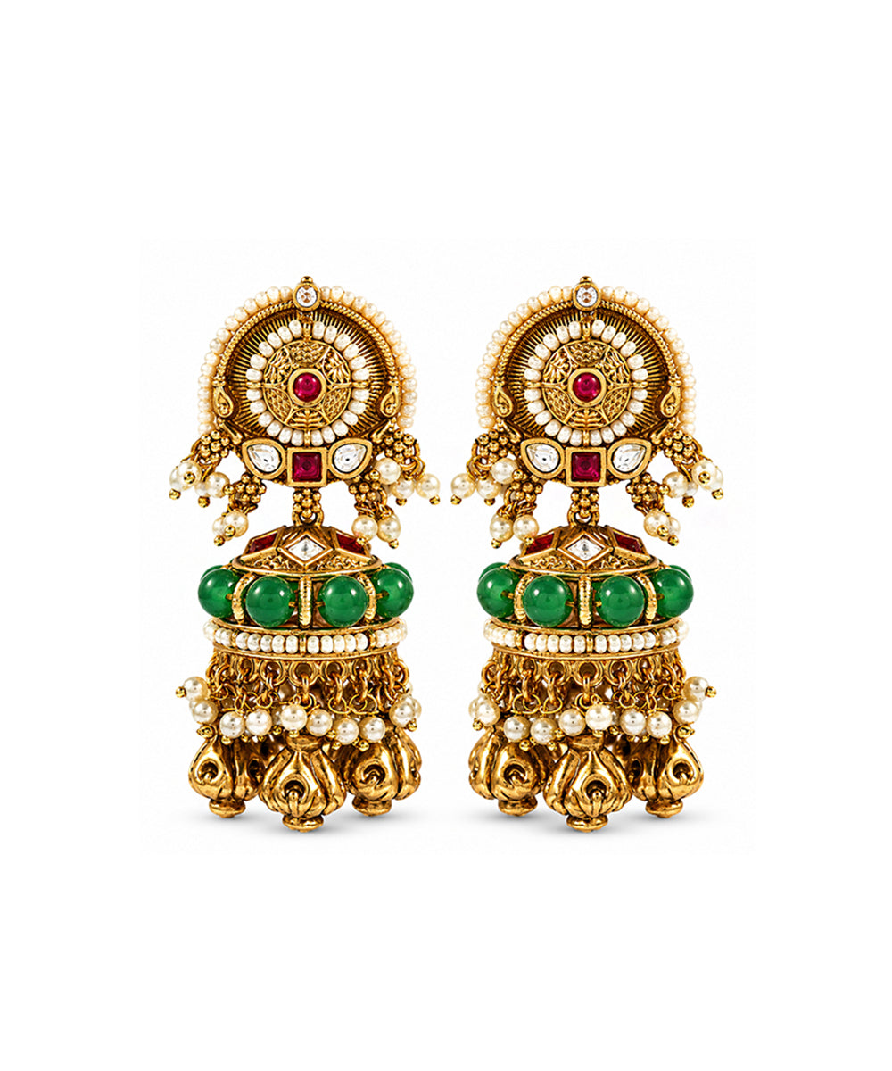 Panna Veda Temple Jhumkas