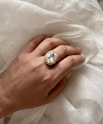 Veya Moissanite Polki Ring