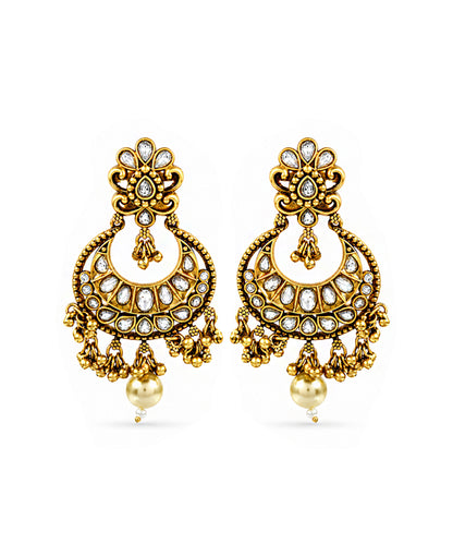 Heeri Chand Kundan Earrings