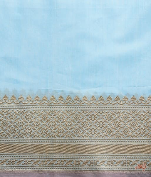 Light_Blue_Banarasi_Handloom_Kora_cotton_Saree_with_Sona_Rupa_Zari_Booti_WeaverStory_05