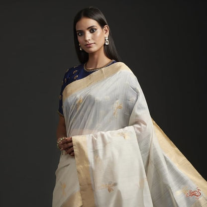 OffWhite_handloom_cotton_by_Silk_Chanderi_with_mughal_motif_WeaverStory_01