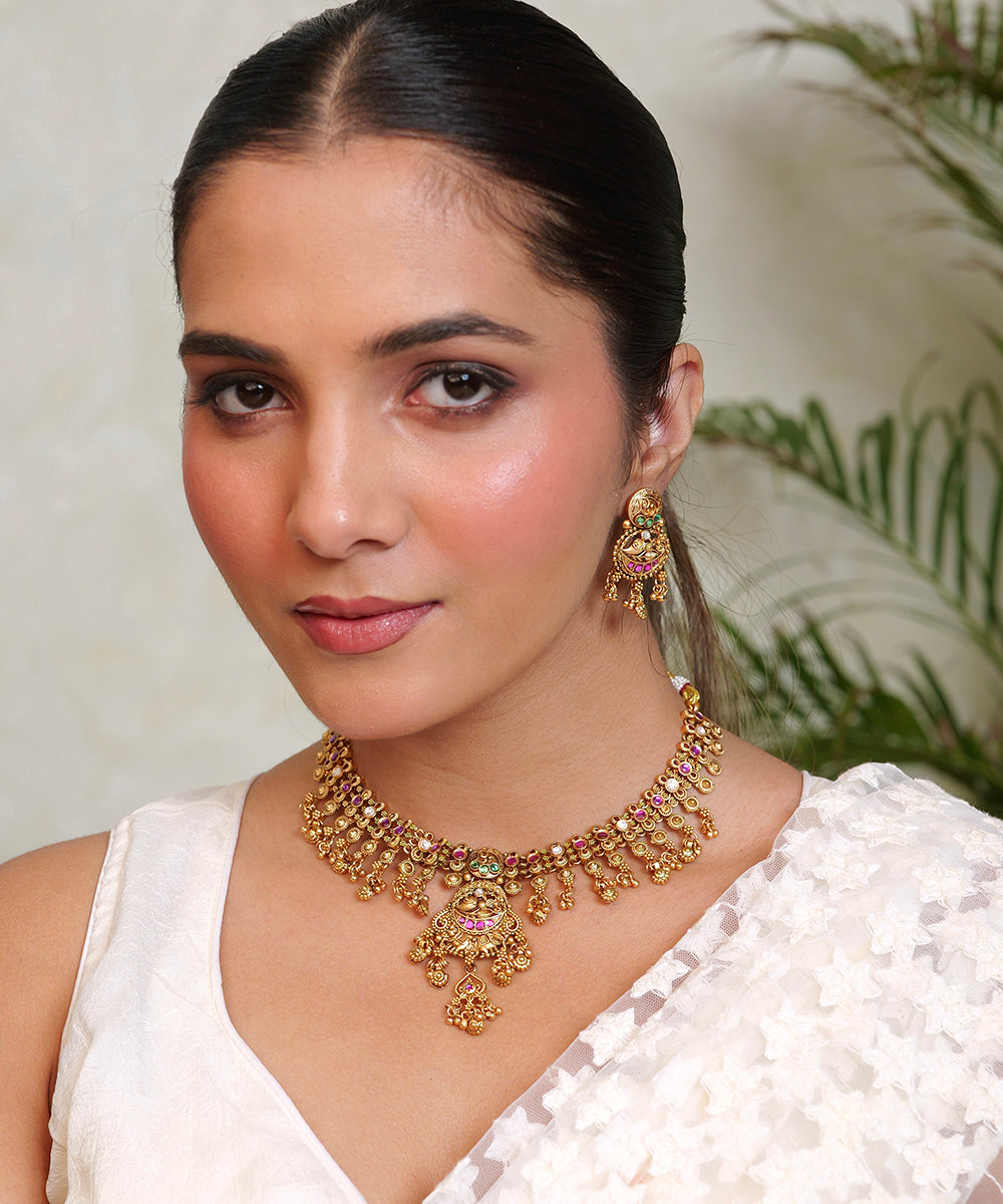Moti Patti Heritage Choker Set