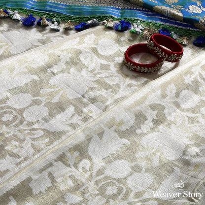 Handloom_Banarasi_lehenga_Offwhite_Tissue_Kadhwa_with_Meenakari_WeaverStory_01