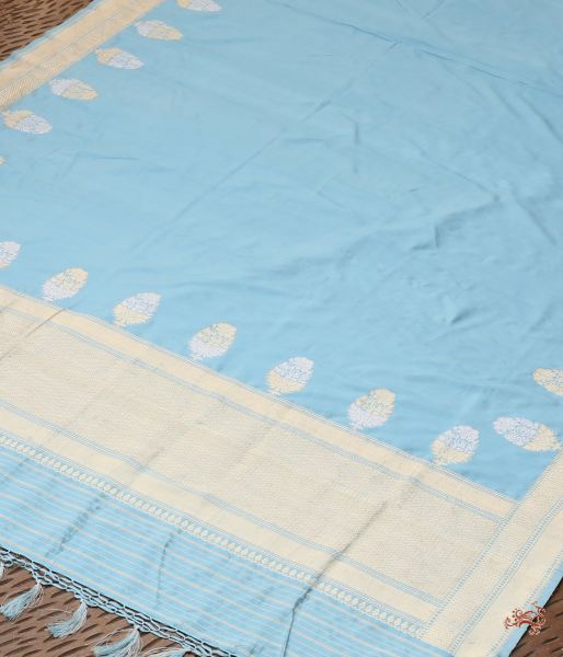 Light_Blue_pure_Katan_silk_dupatta_WeaverStory_02