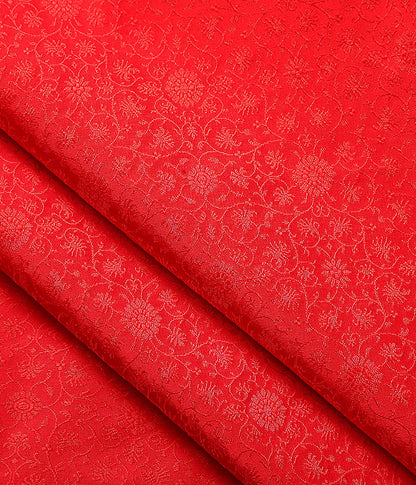 Handloom_Red_Self_Weave_Tanchoi_Fabric_WeaverStory_02