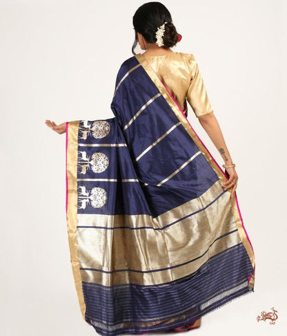 Navy_Blue_Handloom_Katan_Silk_Saree_with_Kadhwa_Motifs_WeaverStory_03