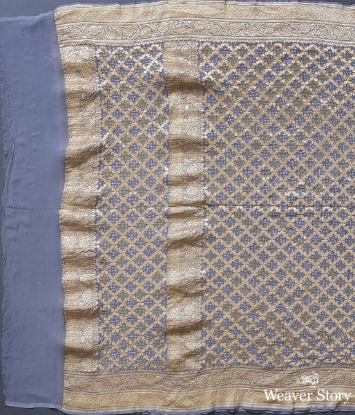 Handwoven_Grey_Banarasi_Bandhej_Dupatta_WeaverStory_02