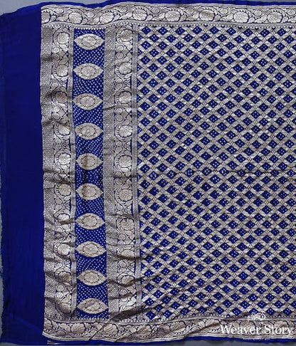 Handwoven_Blue_Banarasi_Bandhej_Dupatta_WeaverStory_02