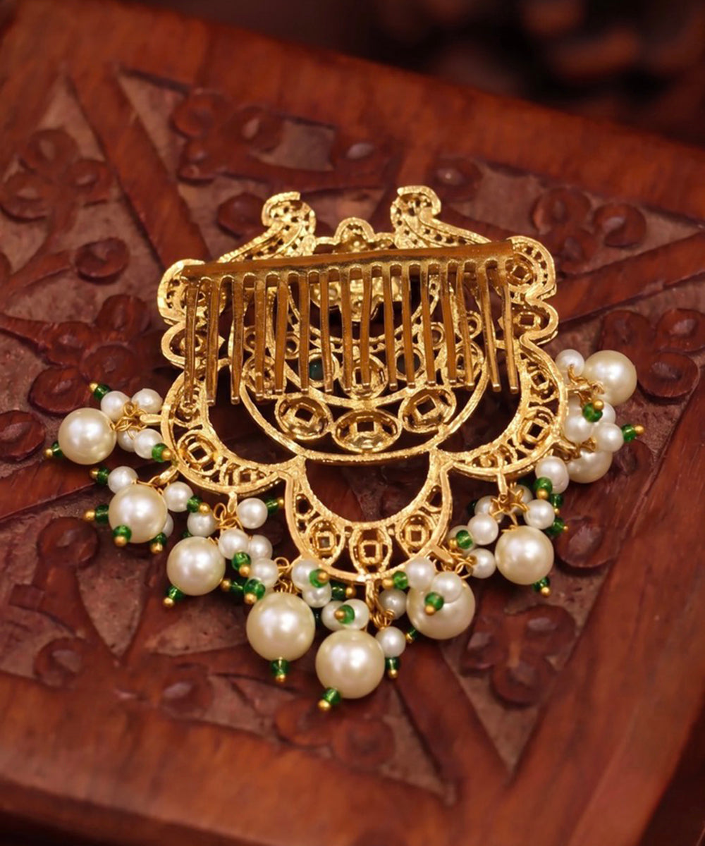 Zareen Multicolour Hair Brooch