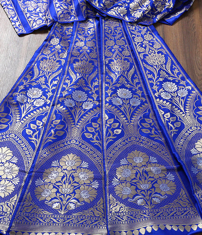 Blue_Handloom_Katan_Silk_Banarasi_Lehenga_with_Cutwork_WeaverStory_03