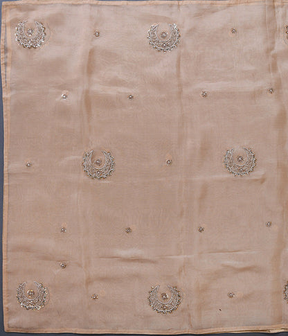 Handwoven_Peach_Organza_Chaand_Boota_Zardozi_Dupatta_WeaverStory_03