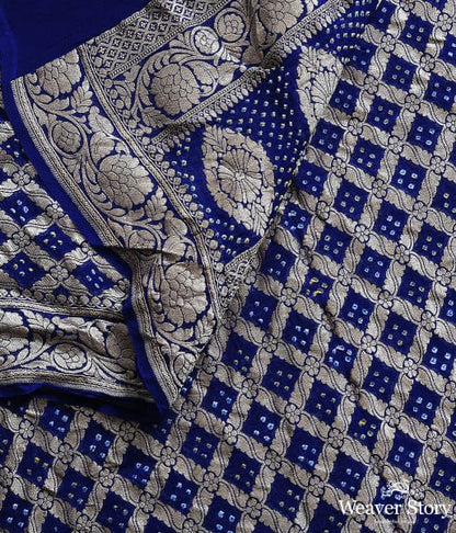 Handwoven_Blue_Banarasi_Bandhej_Dupatta_WeaverStory_04