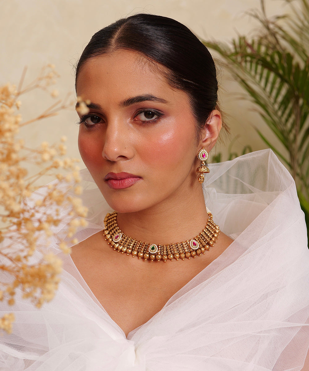 Morbagh Temple Necklace Set