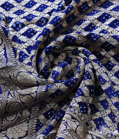 Handwoven_Blue_Banarasi_Bandhej_Dupatta_WeaverStory_05