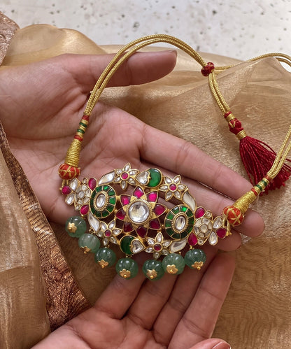 Rang Meenakari Choker Set