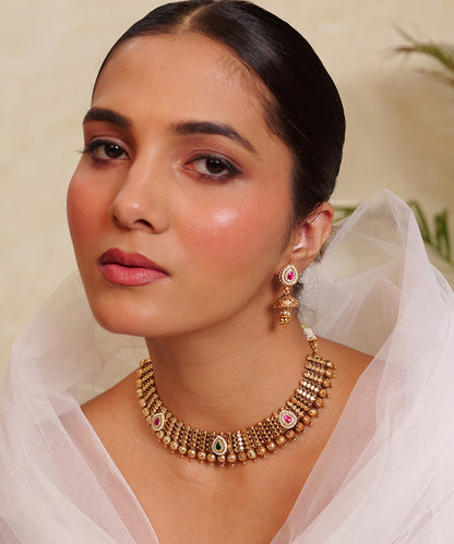 Morbagh Temple Necklace Set