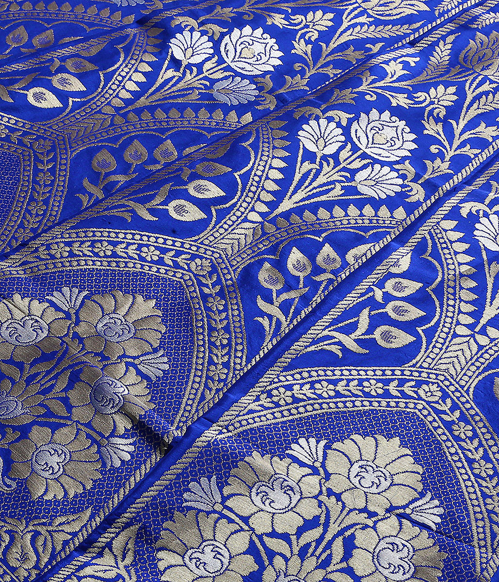 Blue_Handloom_Katan_Silk_Banarasi_Lehenga_with_Cutwork_WeaverStory_06